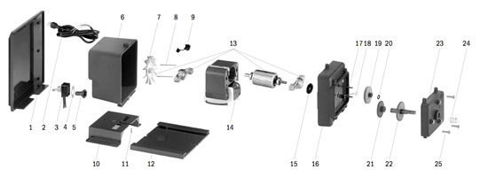 feed rate control parts